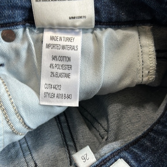 AGOLDE Sophie Crop Mid Wash Distressed Jeans Womens Designer Size 26 - Picture 12 of 14